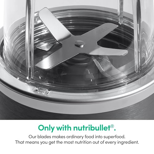 NutriBullet NBR-0601WM 600W Nutrient Extractor, 6pcs, Gray