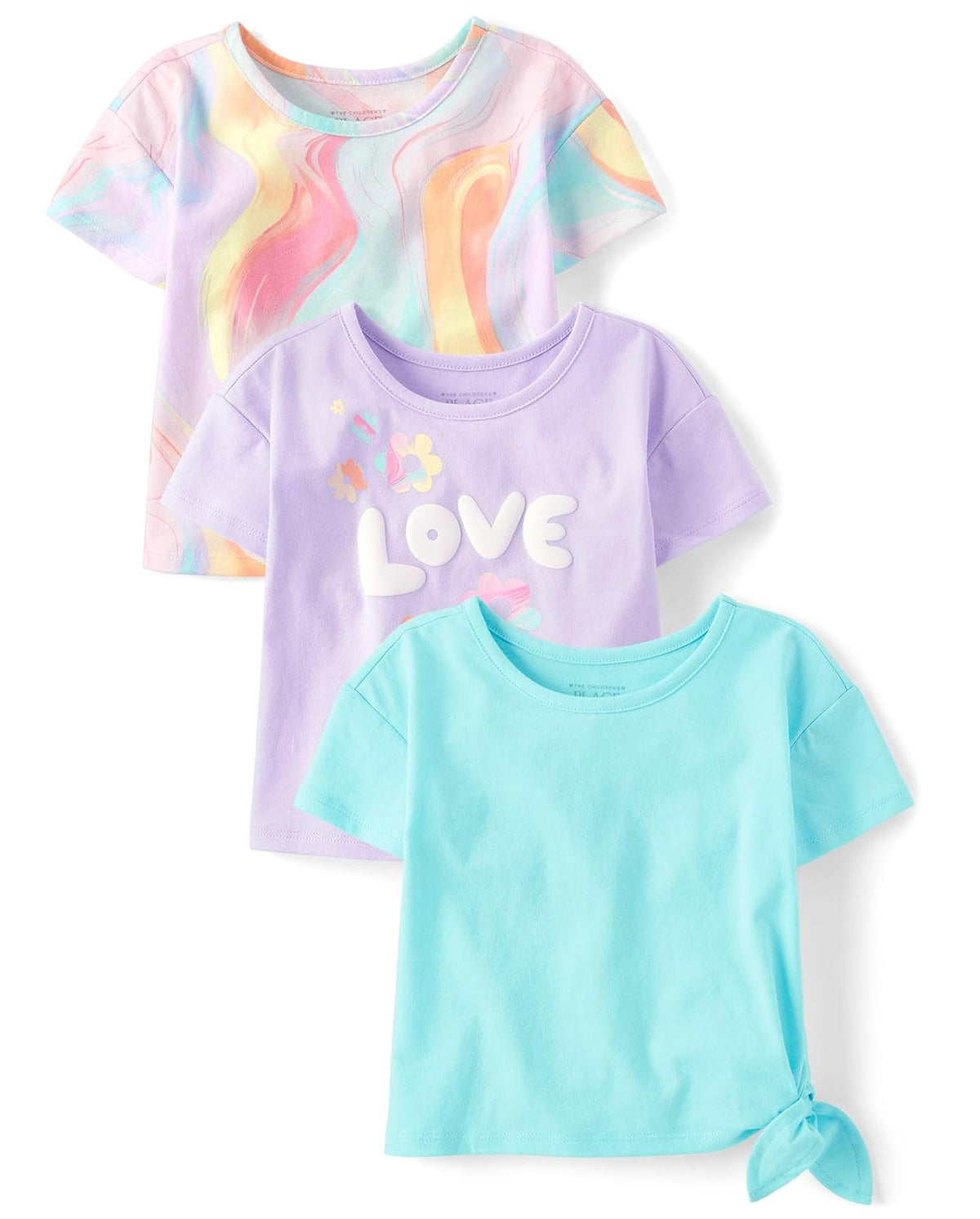 The Children's Place - Camisa de Punto Informal de Manga Corta para bebés y niños pequeños