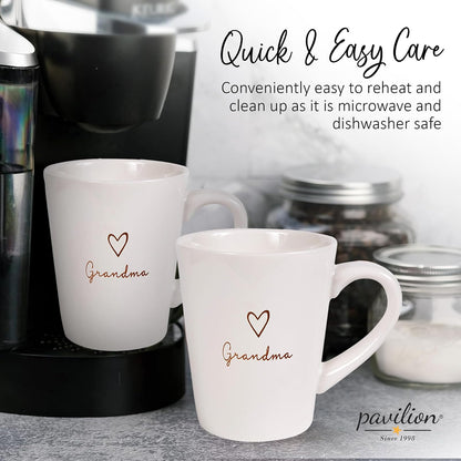 Pavilion Gift Company Taza para abuela, 15 onzas, color crema