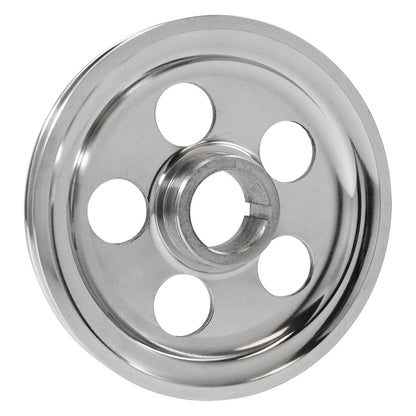 IAP Performance AC105263 Polea de cigüeñal (marca de grado negro, 5 agujeros para VW Beetle)