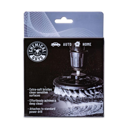 Chemical Guys ACC506 Accesorio de Cepillo Giratorio Multisuperficie para Taladro Estándar, Gris