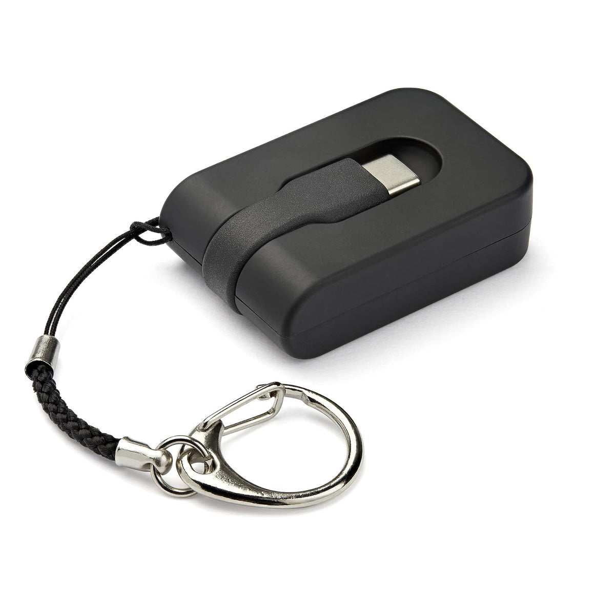 StarTech.com Compact USB C to VGA Adapter - 1080p USB Type-C to VGA Video Display Converter with Keychain Ring - Active USB-C DP Alt Mode to VGA Monitor Dongle - Thunderbolt 3 Compatible (CDP2VGAFC)