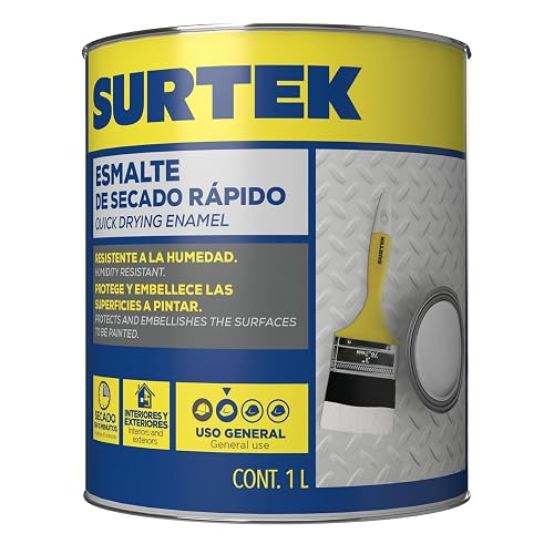 Surtek SP40200 Esmalte de Secado Rápido Color Blanco 1 L