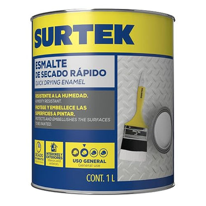 Surtek SP40200 Esmalte de Secado Rápido Color Blanco 1 L