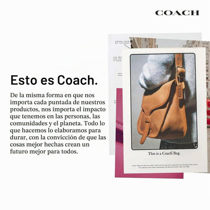 COACH Billetera para mujer, B4/Tan Rust, Una talla, Billetera plegable