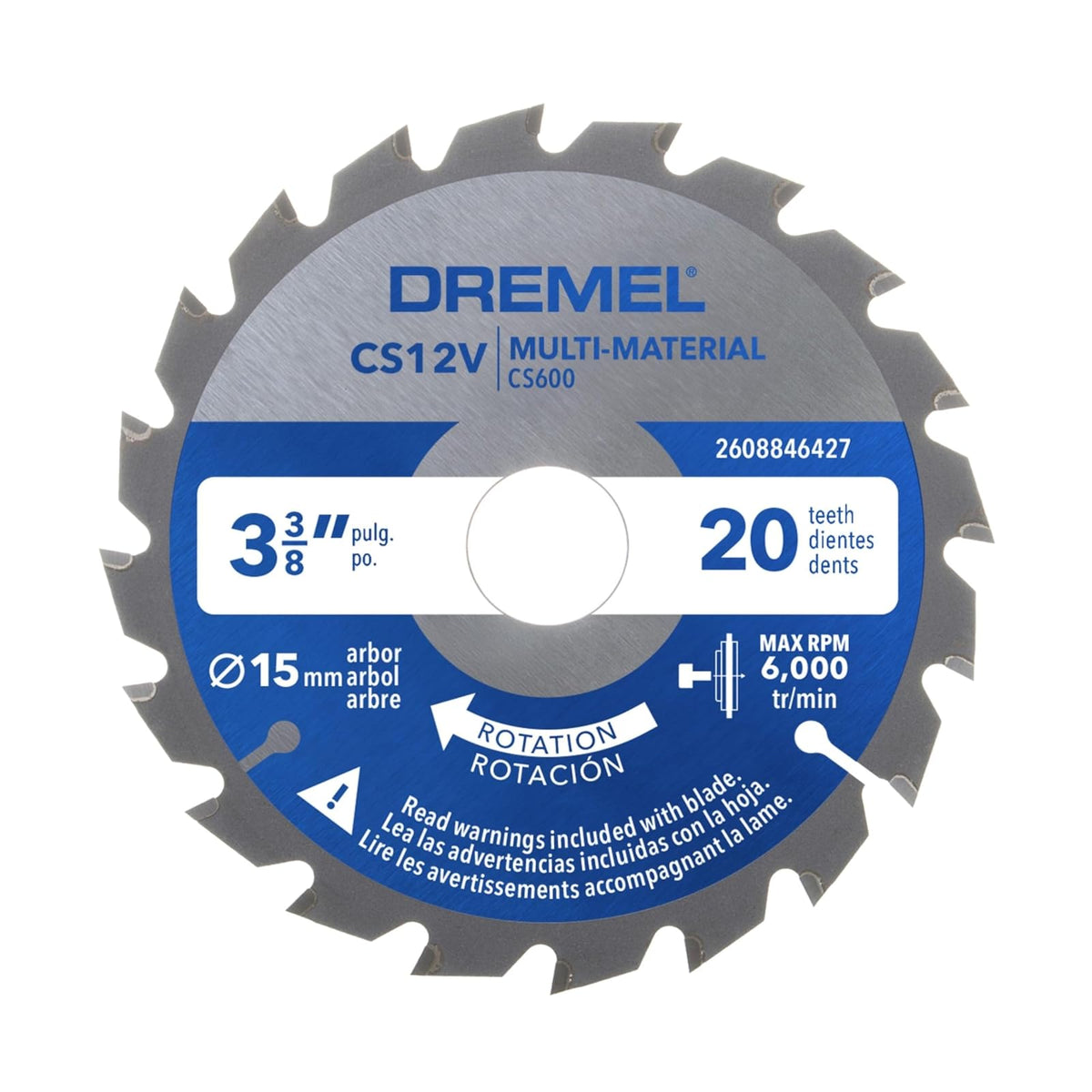 Dremel Blueprint CS600 - Hoja de sierra compacta multimaterial