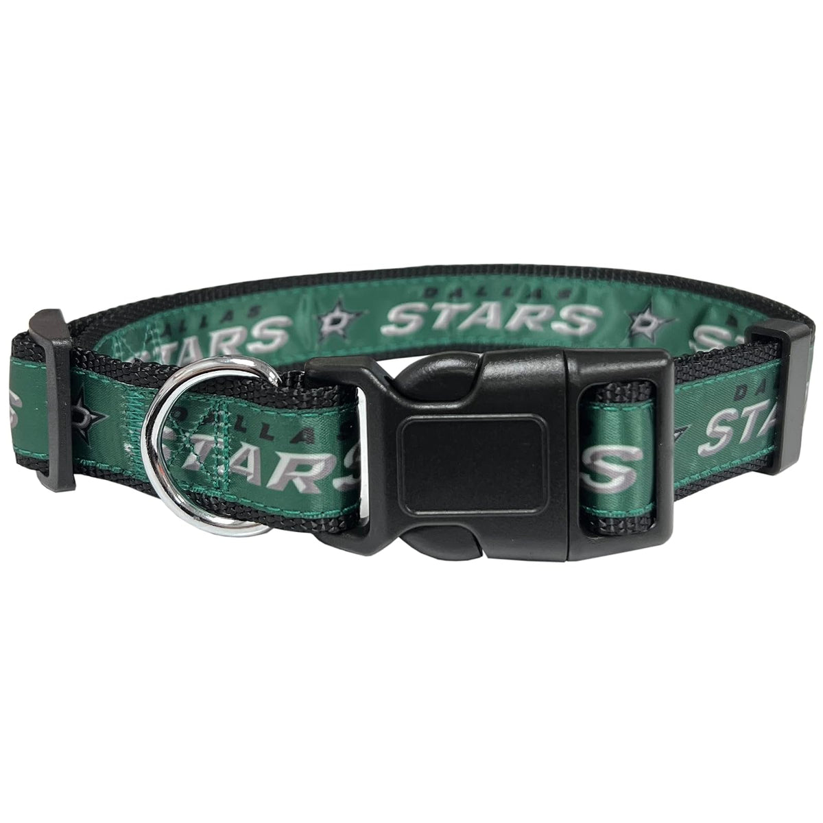 Pets First NHL Pet Gear Accesorios para Mascota con Licencia Oficial - Dallas Stars - Large (18 - 28" Length x 1" Width) - Collares de la NHL