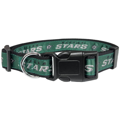 Pets First NHL Pet Gear Accesorios para Mascota con Licencia Oficial - Dallas Stars - Large (18 - 28" Length x 1" Width) - Collares de la NHL