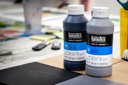 Winsor & Newton 7604 Gesso Transparente Liquitex 118ml. | Primes Superficies, añade dientes para la adherencia del color, endurece lienzos, calidad de archivo