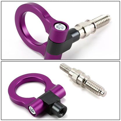 DNA MOTORING Kit de Anillos de Gancho para Remolque Europeo de Aluminio, Púrpura, M16 x 3, THK-E-PP