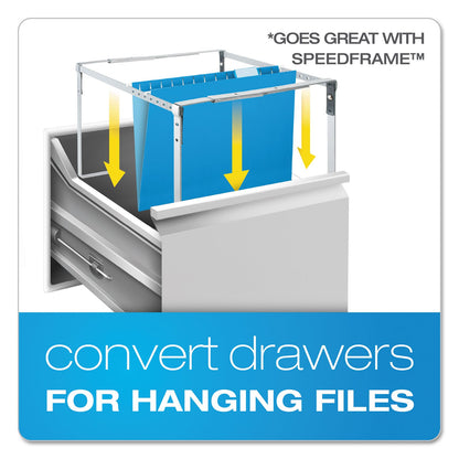 Pendaflex Reinforced Hanging Folders, Letter Size, Yellow, 25 per Box (4152 1/5 YEL)