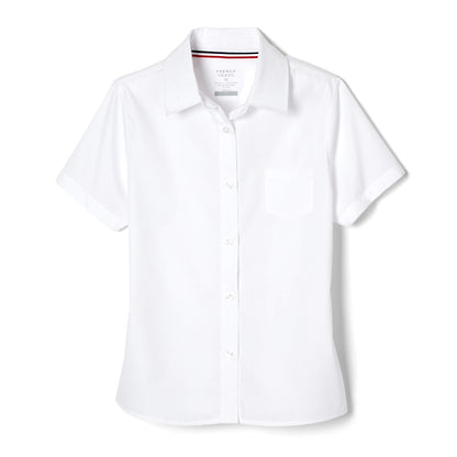 French Toast Camisa de Manga Corta con Bolsillo Camisa de Uniforme Escolar con Botones para Niñas
