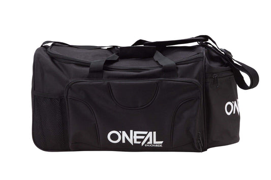 O'Neal | Accessories | Motocross Enduro Motorrad | Langlebiges 600D Polyester, gepolsterter Schultergurt, Hochbelastbare Reißverschlüsse TX 2000 Gear Bag | Schwarz | Größe 56 x 23 x 28 cm