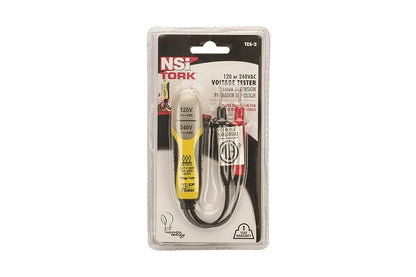 NSi Industries TES-2 - Probador de voltaje, 120 o 240 VAC, neón