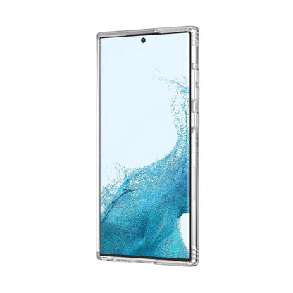 tech21 EVO Clear - Funda Transparente para Samsung Galaxy S22 Ultra - Funda Protectora y Transparente con protección contra caídas múltiples de 12 pies