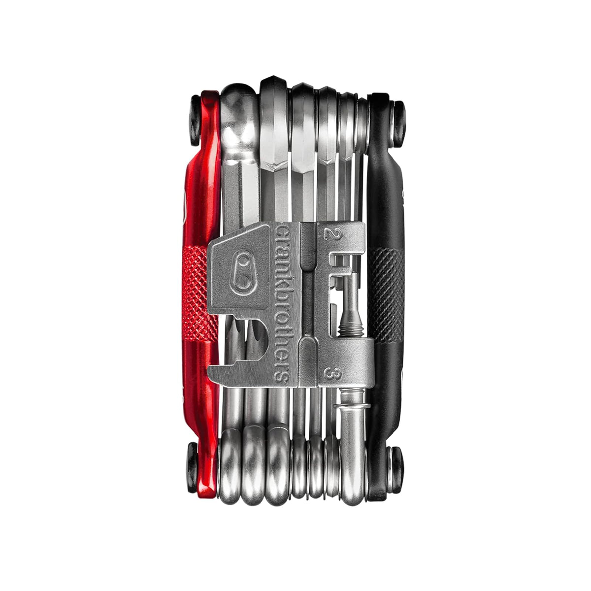Crank Brothers M19 Multiherramienta para Bicicleta - Negro mate y rojo