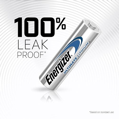 Energizer Ultimate Lithium AA 24 Unidades | Baterías de Litio, almacenamiento 20 años, a prueba de fugas, dispositivos críticos