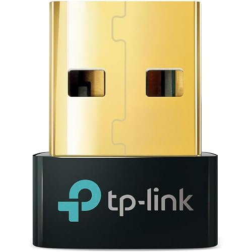TP-Link Bluetooth 5.0 USB Adaptador, Compatible con Windows 10/8.1/8/Win 7/XP, para PC, portátil, Mouse, Teclado, Auriculares (UB500)