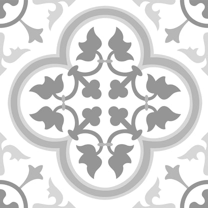FloorPops FP2953 - Azulejos Remy, despegar y pegar, color gris