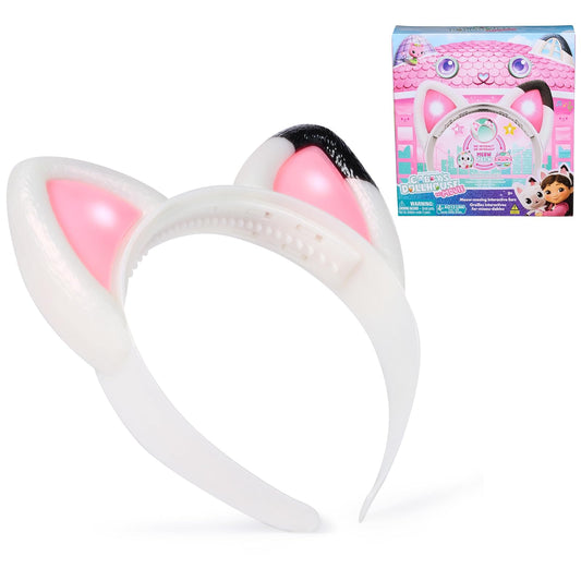 Gabby's Dollhouse: The Movie, Meow-Mazing Orejas interactivas, diadema con luces, sonidos y 3 modos de juego, juguetes para niños para niñas y niños a partir de 3 años