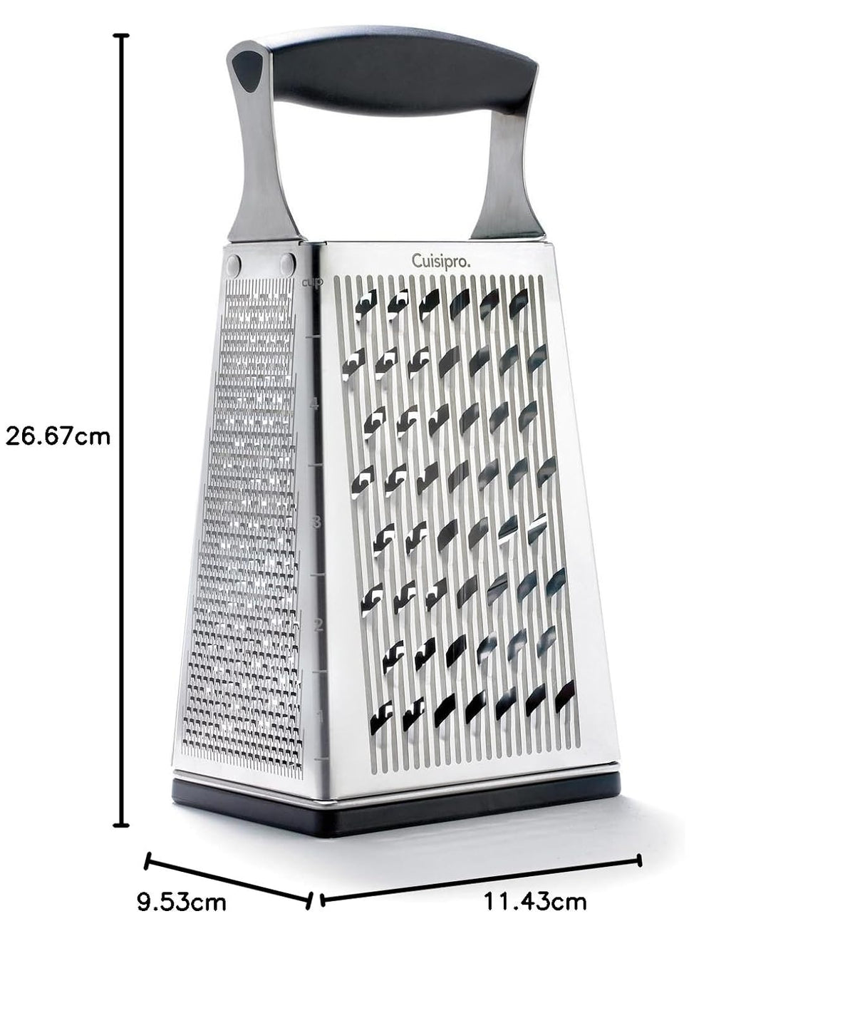 CUISIPRO 65506068503 4 Sided Box Grater,