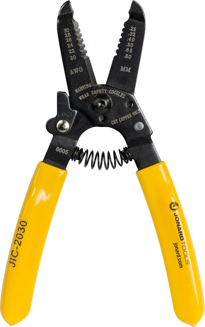 Jonard Tools JIC-2030 20-30 AWG Pelacables y cortador, 6-3/4 pulgadas de longitud, 1 unidad (paquete de 1)