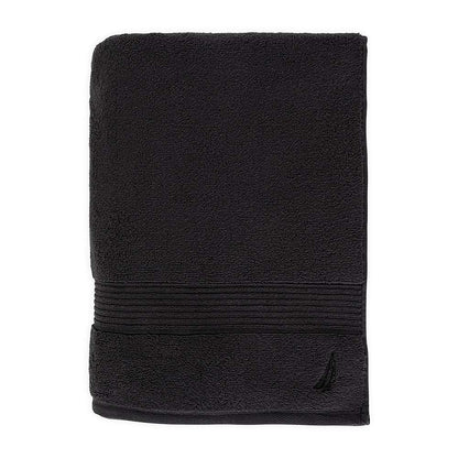 Nautica, Toalla Baño 100% Algodón, Color Negro, Montford.