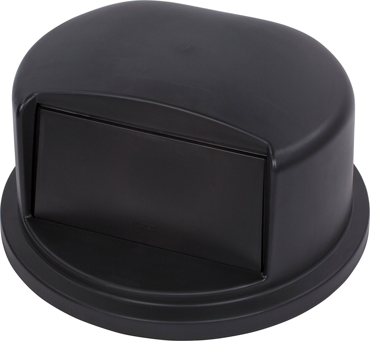 Carlisle 34103403 Bronco Polyethylene Round Dome Lid, 22.84" Diameter x 12.21" Height, Black, For 32 Gallon Trash Containers