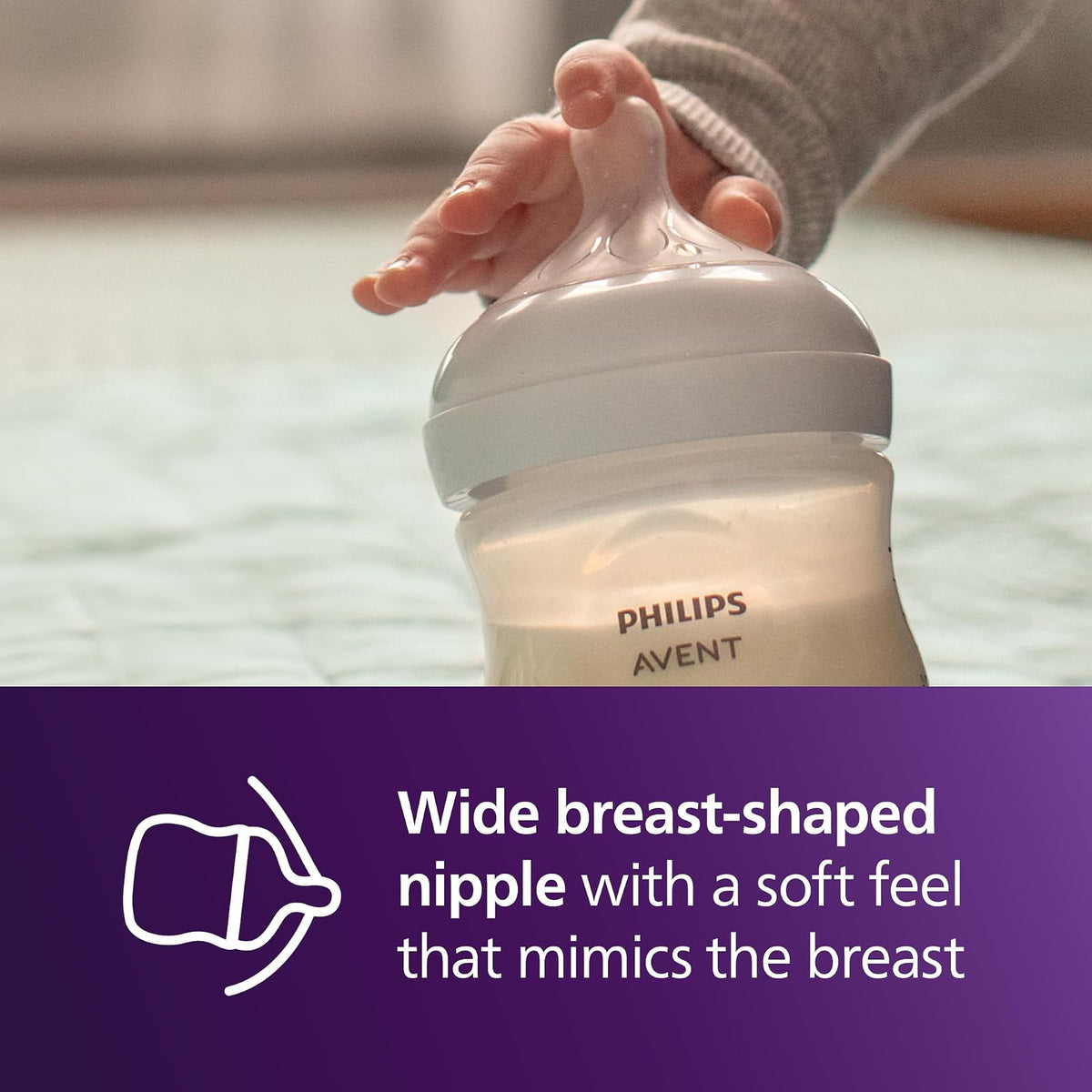 Philips Avent Set de Regalo Natural Response | Recién Nacido | 4oz/125 ml / 9oz/260 ml | SCD838/02