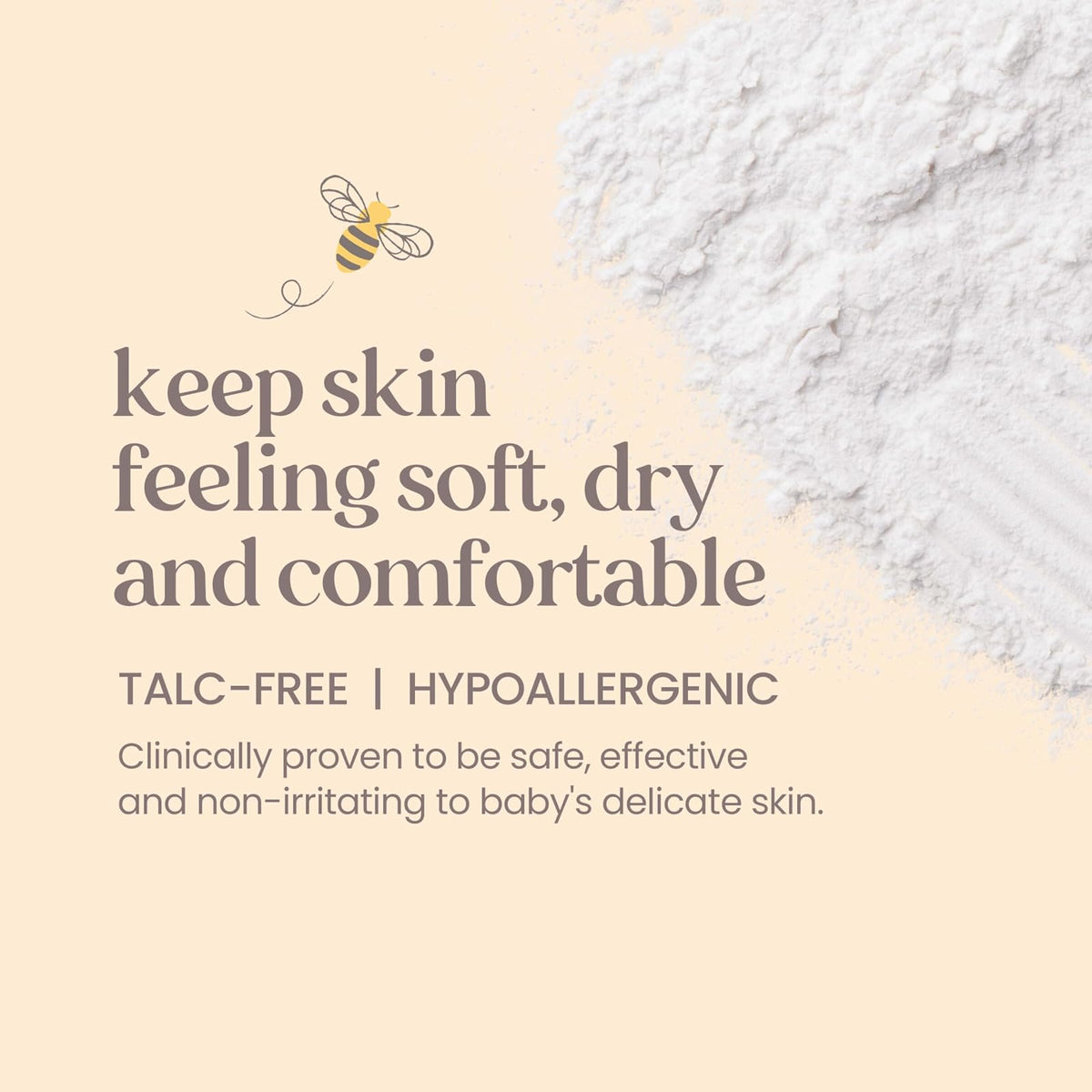 Burt's Bees Baby 100% Natural Dusting Powder, 7.5 Ounces (Packaging May Vary)