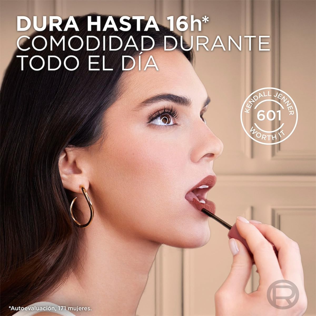 L'Oréal Paris Infallible Le Matte Resistance Labial Líquido Mate de Larga Duración Hasta por 16h con Ácido Hialurónico, Tono 650 Wedding Night