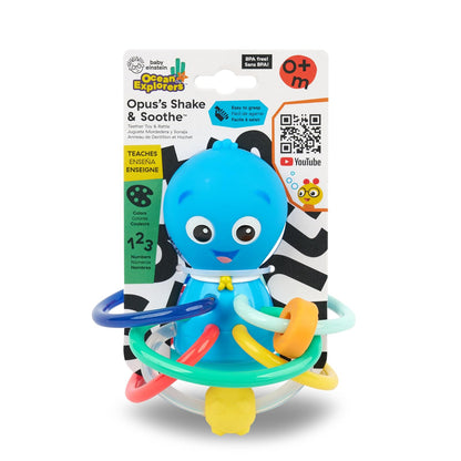 Mordedor y sonajero Opus el pulpo de Ocean Explorers, de Baby Einstein, a partir de 0 meses