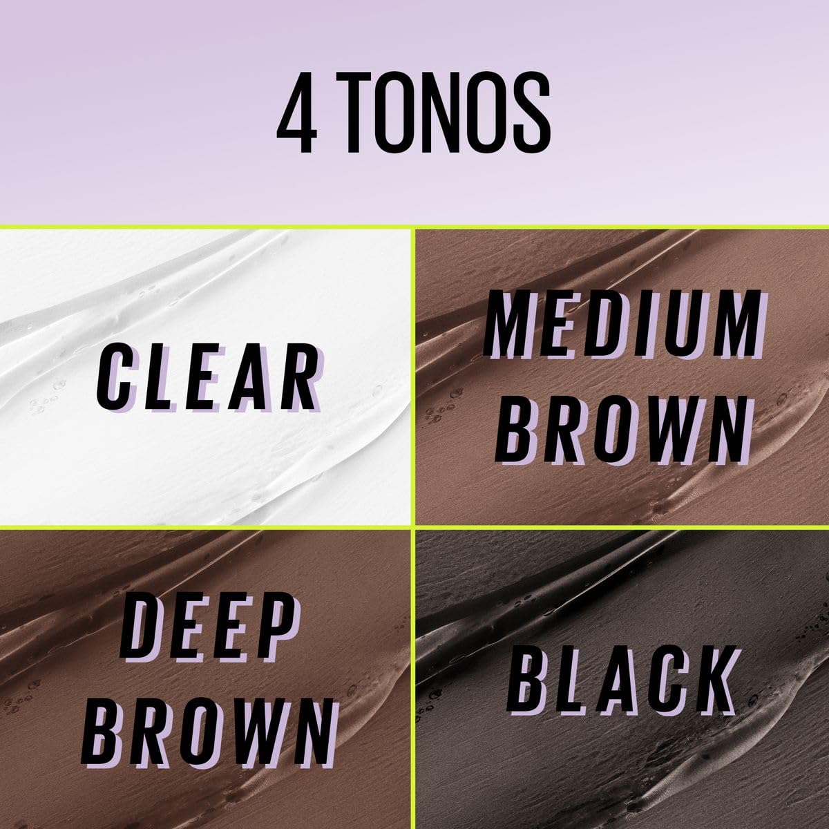 Maybelline Nuevo Gel de Cejas de Larga Duraci?n, Efecto Laminado, Superlock, Negro, 7 G, Gel para Cabello
