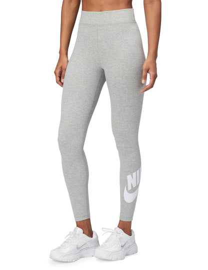 Nike Sportswear Classics Leggings Cintura Alta Mujer - XL - DK GREY HEATHER - (WHITE)