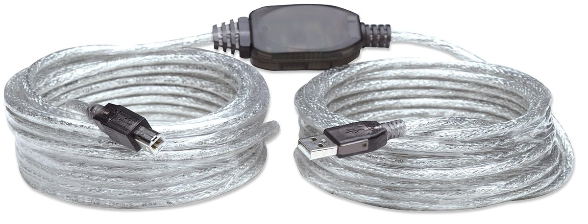 Manhattan Cable USB tipo B 11 m, USB A, USB B, Macho a Macho