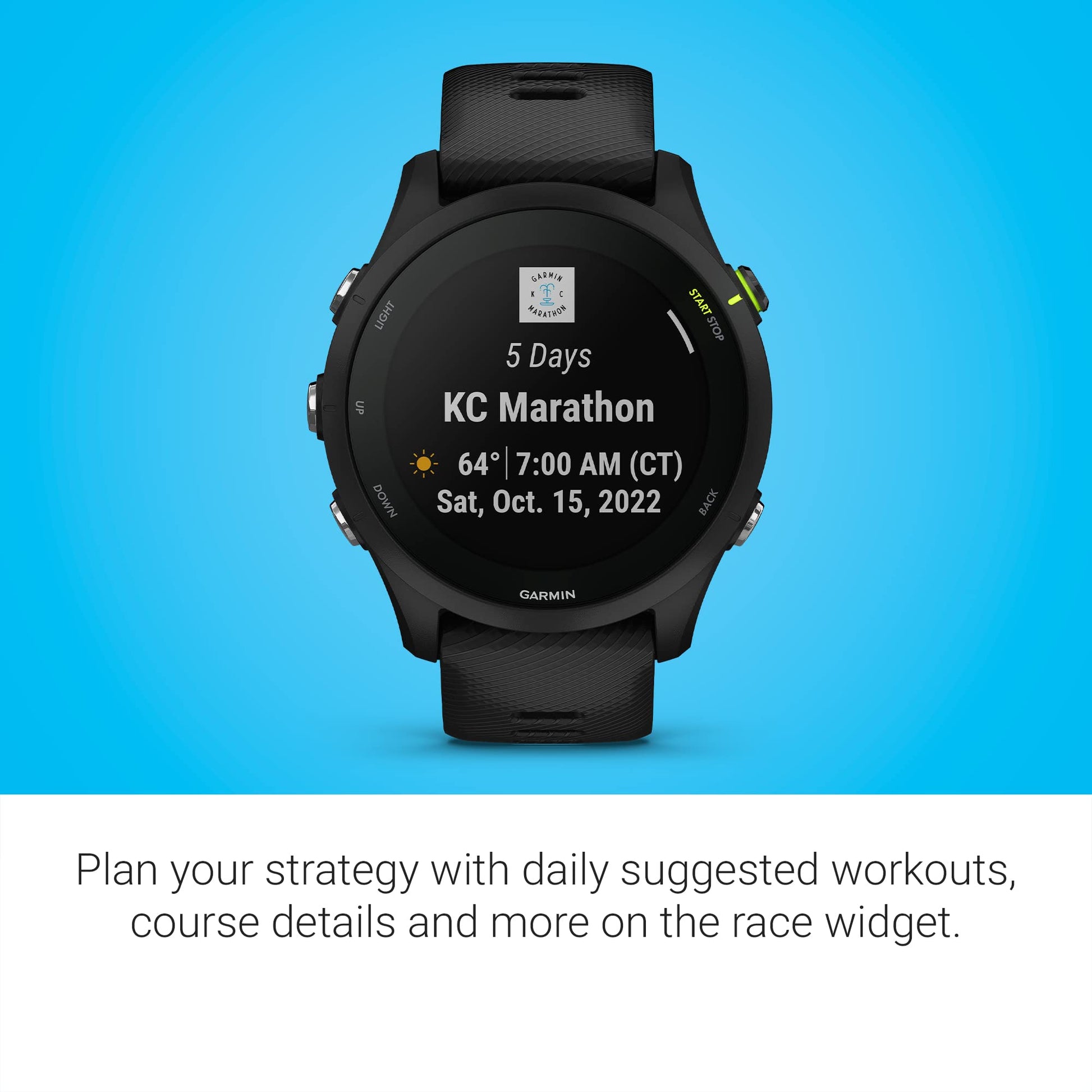 Garmin Forerunner 255 Music Negro, 45 mm