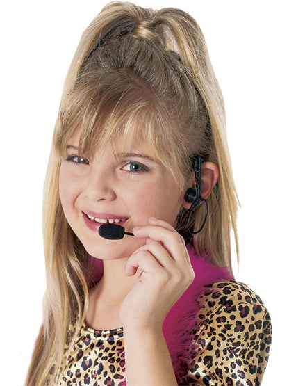 Rubies Rock Star - Auriculares con micrófono, color negro