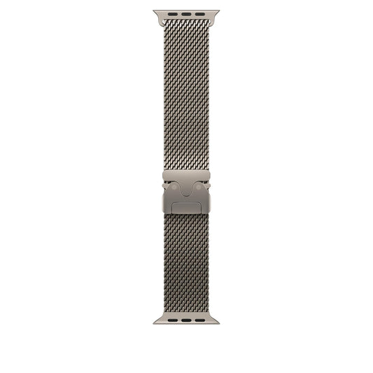 Apple Watch Band - Correa Estilo milanés - 49 mm - Natural - Mediana