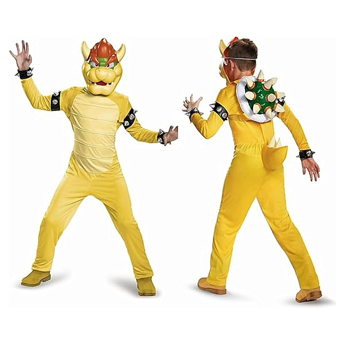 Nintendo DISK85147G Bowser Deluxe - Disfraz para niños, talla L