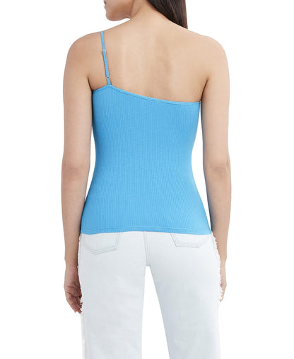 BCBGeneration Asymmetrical One Shoulder Top Camisa Mujer