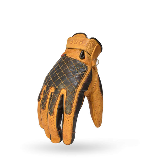 TORC Guantes de Motocross para Hombres Adultos, Gancho y Bucle, Cuero, Estilo Motocross, FIM