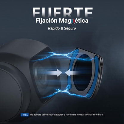 NEEWER Variable ND Filtro Compatible con dji Osmo Pocket 4/3 y Xtra Muse,Filtro Magnético Multicapa Densidad Neutra ND64-512 para Objetivo de Action CAM con Protector Pantalla y Estuche