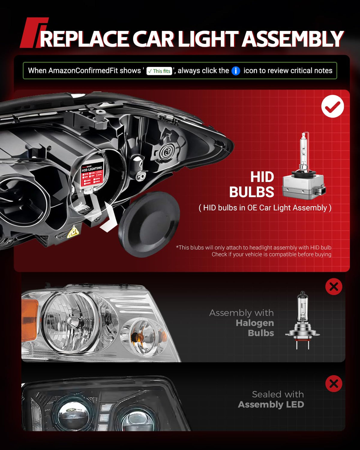 Torchbeam D3S Bombillas HID 6000K Blanco Frío 35W 66340 42403 42302 Repuesto Xenón 2 Piezas