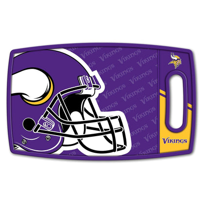 YouTheFan 1907422 NFL Minnesota Vikings Logo Series Cutting Board, Team Colors, Talla Única