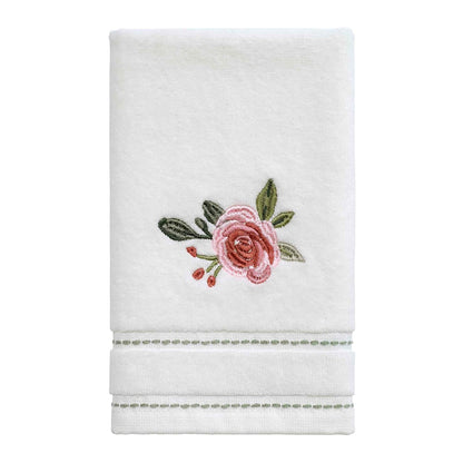 Avanti Linens - Toalla de Punta de los Dedos, Toalla de algodón Suave y Absorbente (colección Spring Garden Collection), 13 x 13 Pulgadas