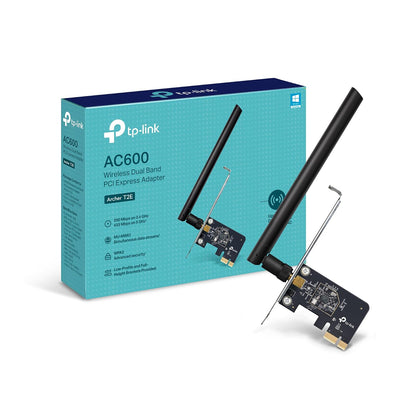TP-Link Archer T2E, Adaptador PCI Express, Antena WiFi para pc, AC600 Mbps, Dual Band