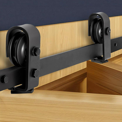 VEVOR Kit de Rieles para Puertas Corredizas Plegables de Granero - 52" for 2 doors