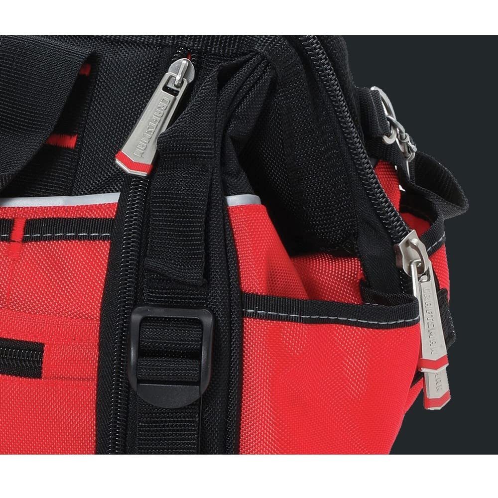 CRAFTSMAN VERSASTACK - Bolsa de herramientas con cierre, organizador de 31 bolsillos, bolsa de herramientas resistente (CMST17622)