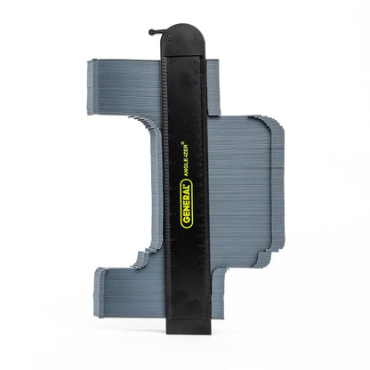 General Tools - Medidor de contorno de bloqueo #834X con pasadores extralargos, calibre de perfil, duplicador de forma, 254 mm, copia con precisión formas irregulares para un ajuste perfecto y fácil