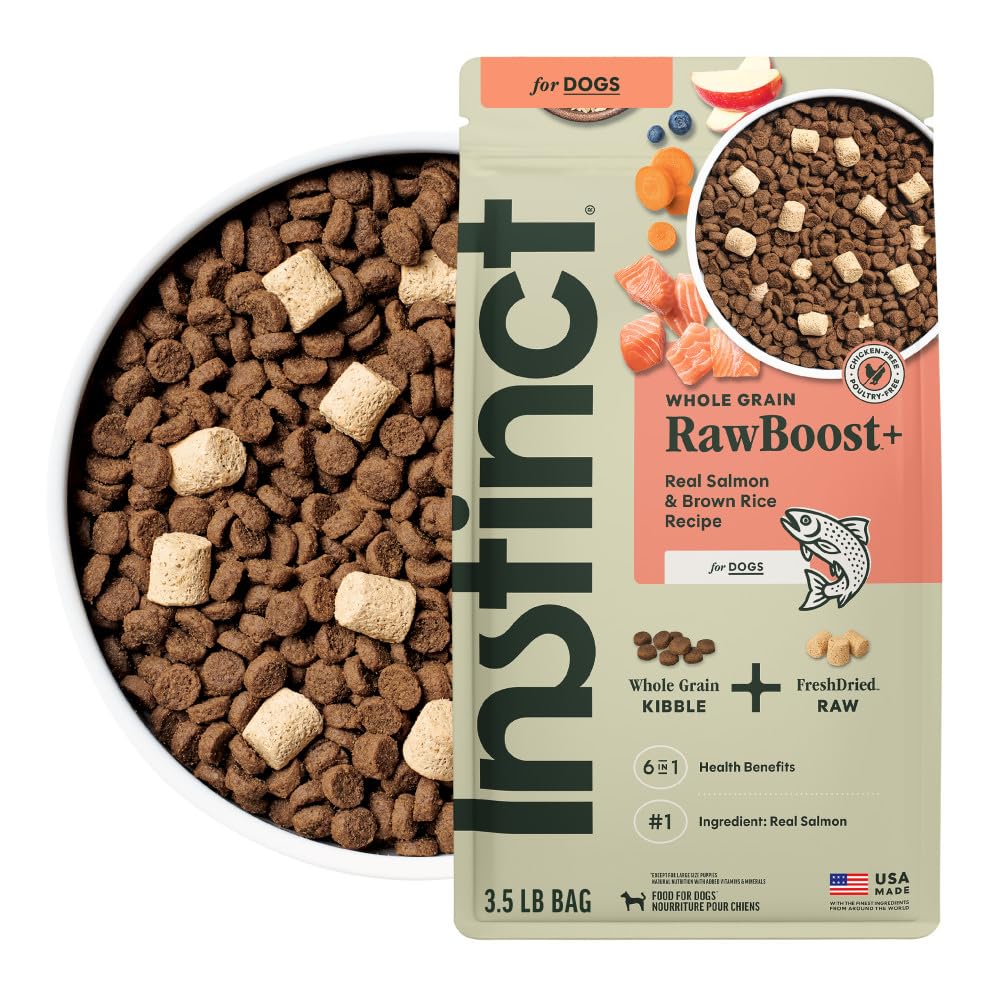 Instinct Raw Boost Croquetas para Perro con Carne Cruda Liofilizada - Salmón - 1.59 KG